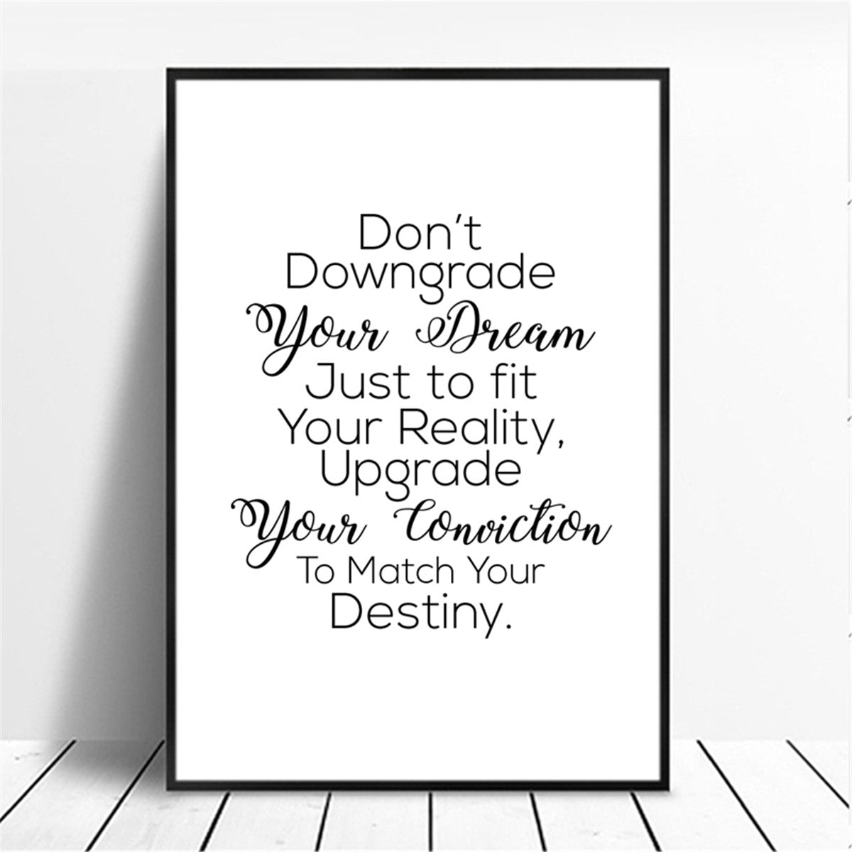 Poster Quote Canvas Painting Phrases Motivational Wall-Art Home-Decor Pictures Minimalist