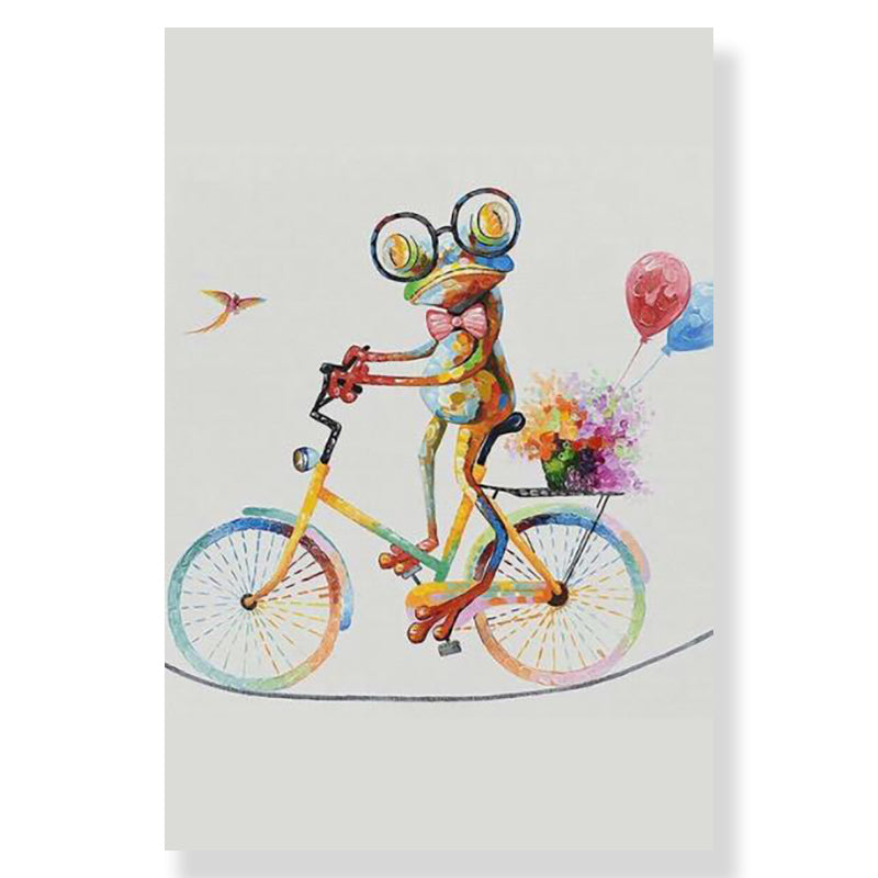 Frog Graffiti Art Abstract Animal Poster