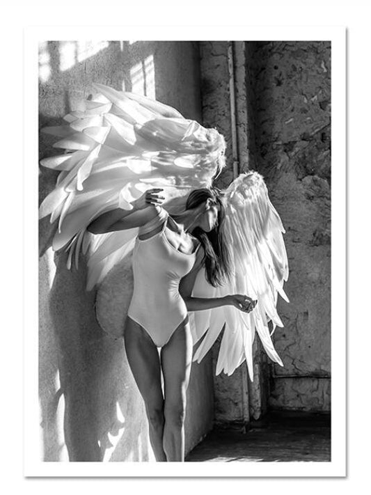 Angel Wing Canvas Poster Print Wall Art Canvas Painting