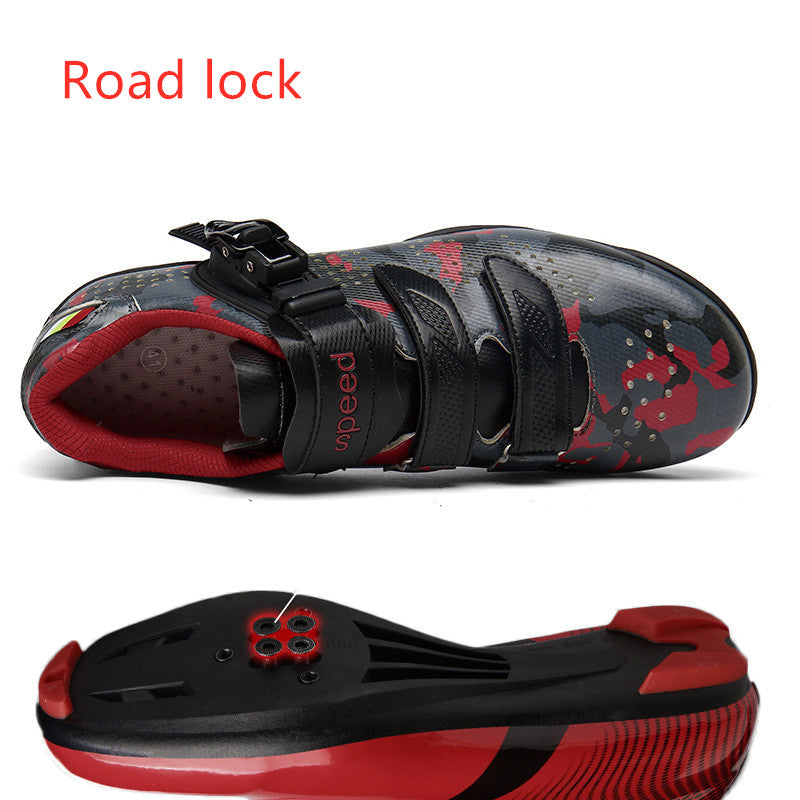 Lock shoes cycling shoes