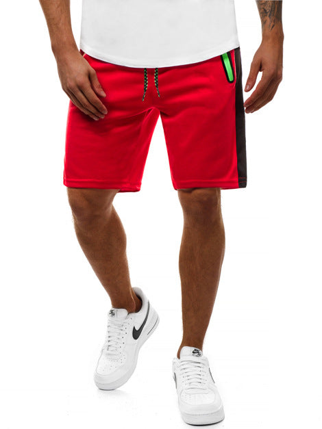 Men's Fashion Casual Plus Size Color Matching Shorts