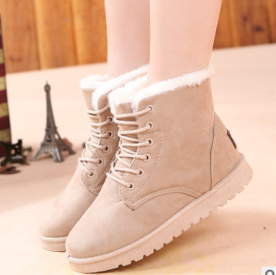 new ladies snow boots wholesale winter new women's winter shoes women's warm tube female cotton shoes boots