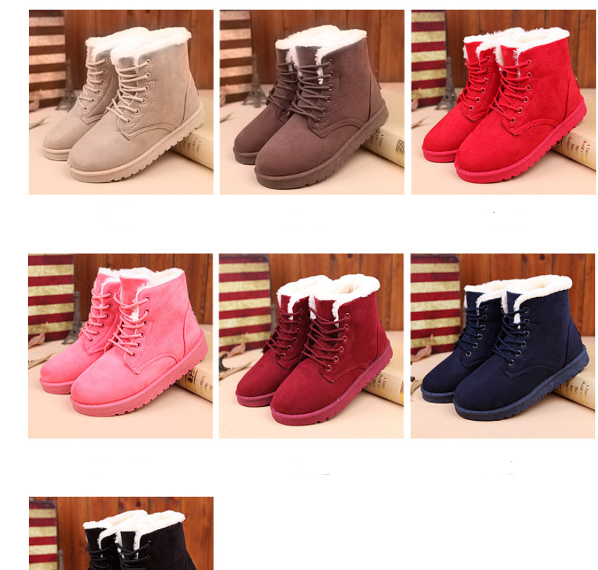 new ladies snow boots wholesale winter new women's winter shoes women's warm tube female cotton shoes boots