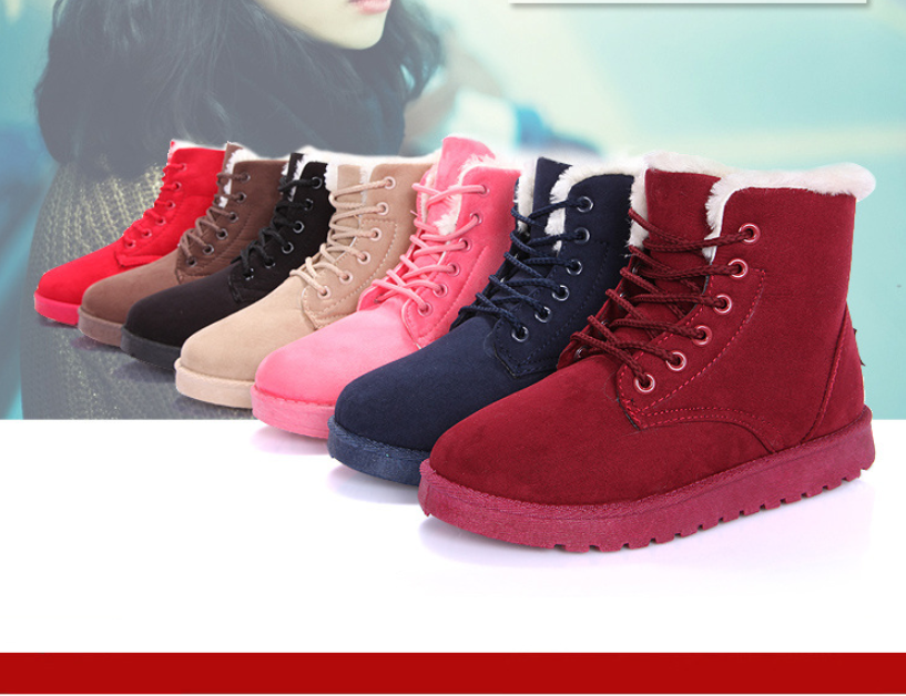 new ladies snow boots wholesale winter new women's winter shoes women's warm tube female cotton shoes boots