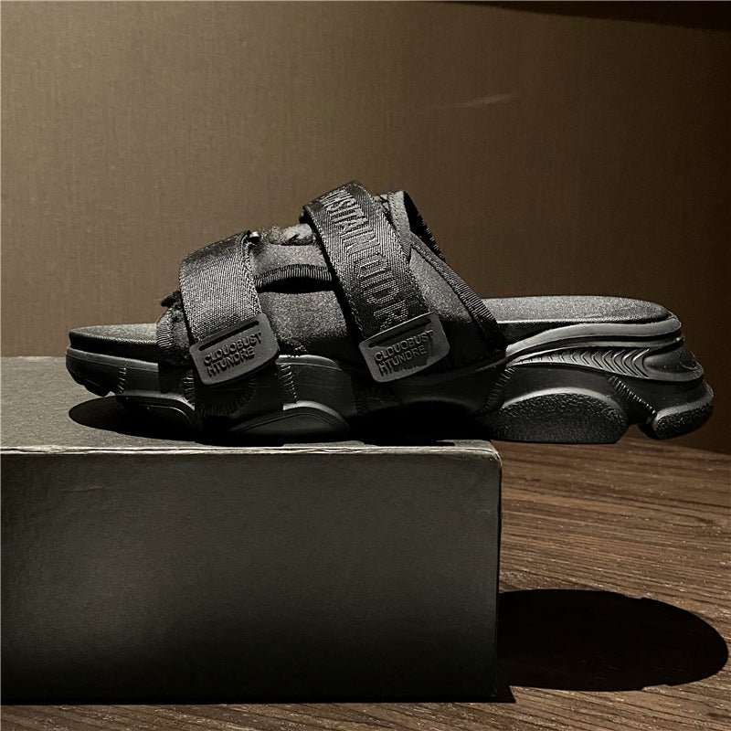 Baotou Sandals Female New Velcro Thick-soled Casual Sports Style D Home Sandals Female Summer Shoes