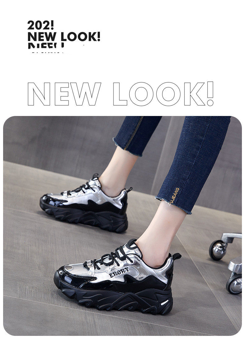 Daddy Shoes Female Ins Tide All-match Sports Shoes Autumn And Winter Explosion Models Leisure