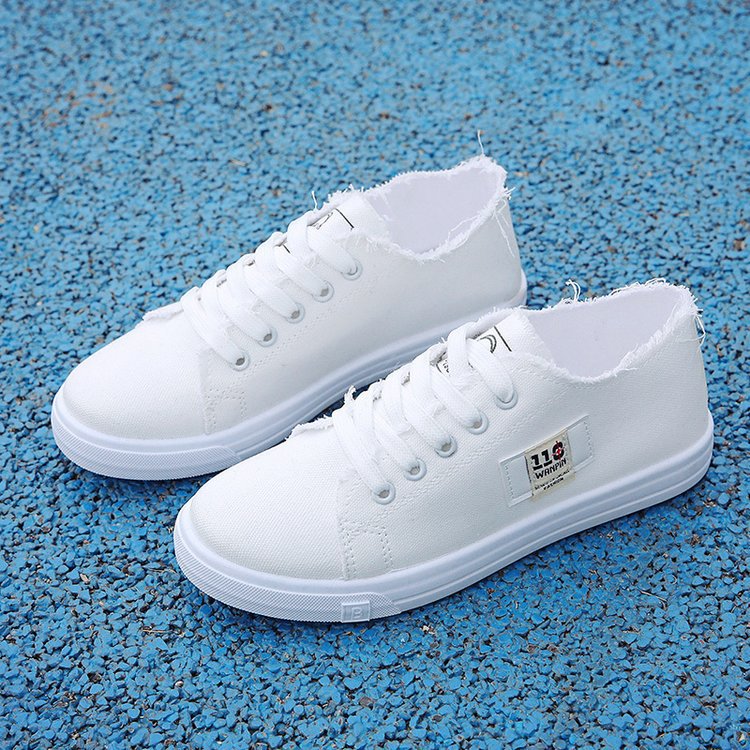 Canvas Shoes Female Students Korean Version Of Harajuku Net Red Board Shoes Tide Shoes White Shoes