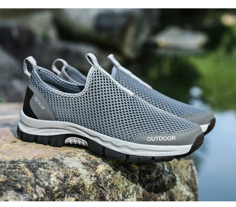 Breathable Hollow Fashion Slip-on Lazy Shoes