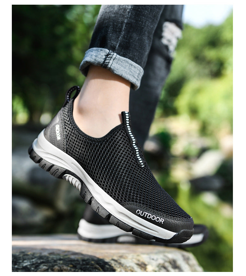 Breathable Hollow Fashion Slip-on Lazy Shoes