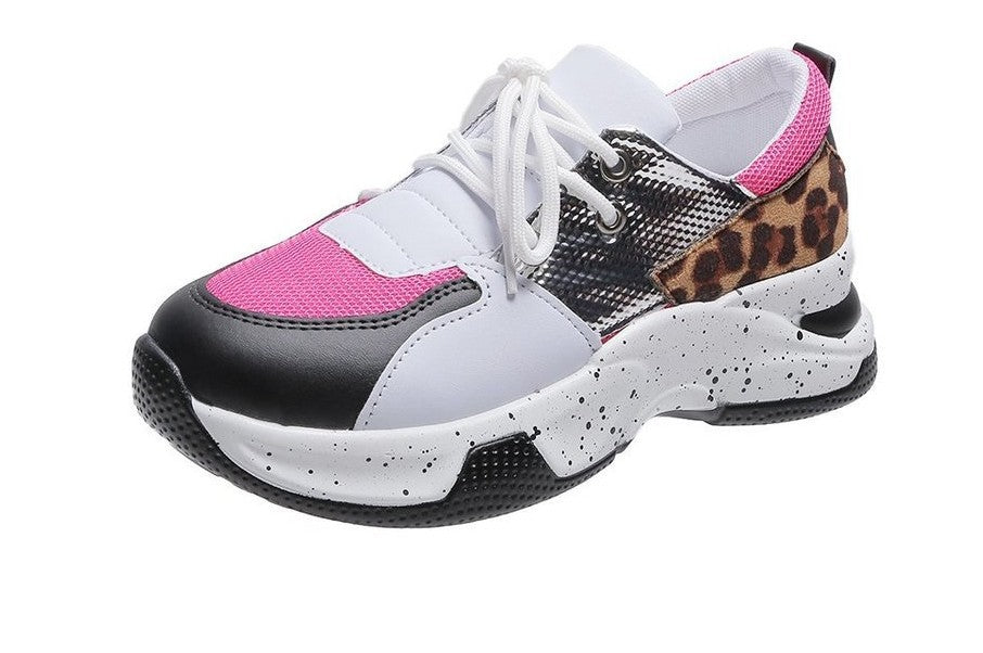 Female Platform Running Shoes Thick Sole