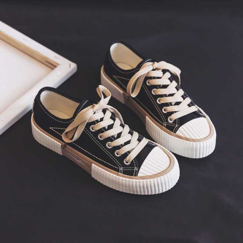 Female Student Korean Harajuku Style All-Match Cloth Shoes