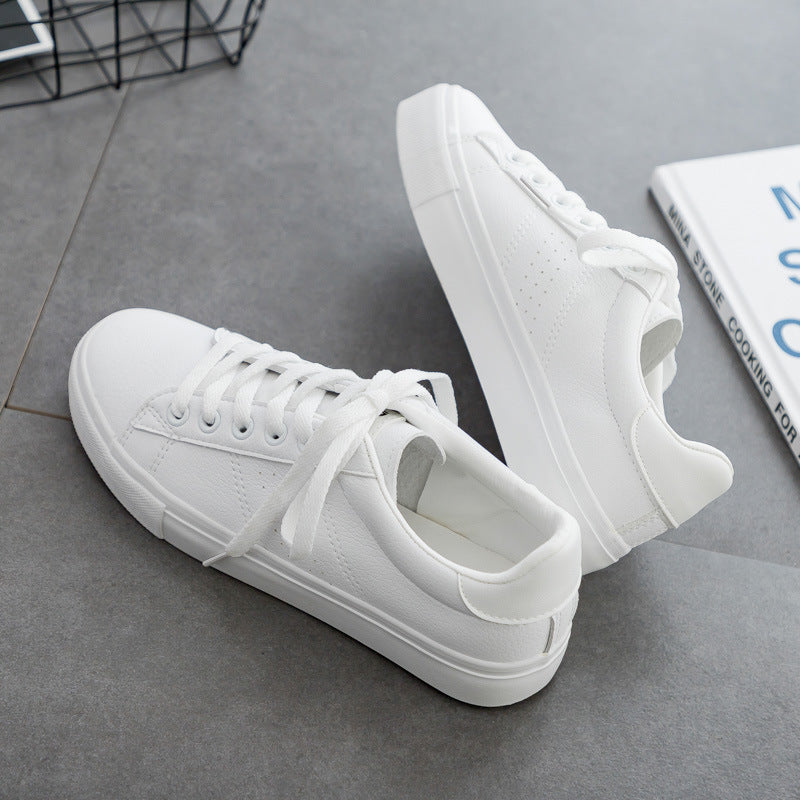 All-match Explosive Style Small White Shoes Female Korean Style Flat White Shoes