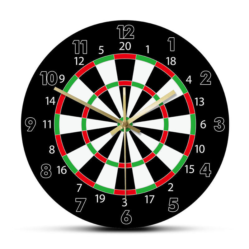 Darts Game Wall Art Fashion Wall Clock