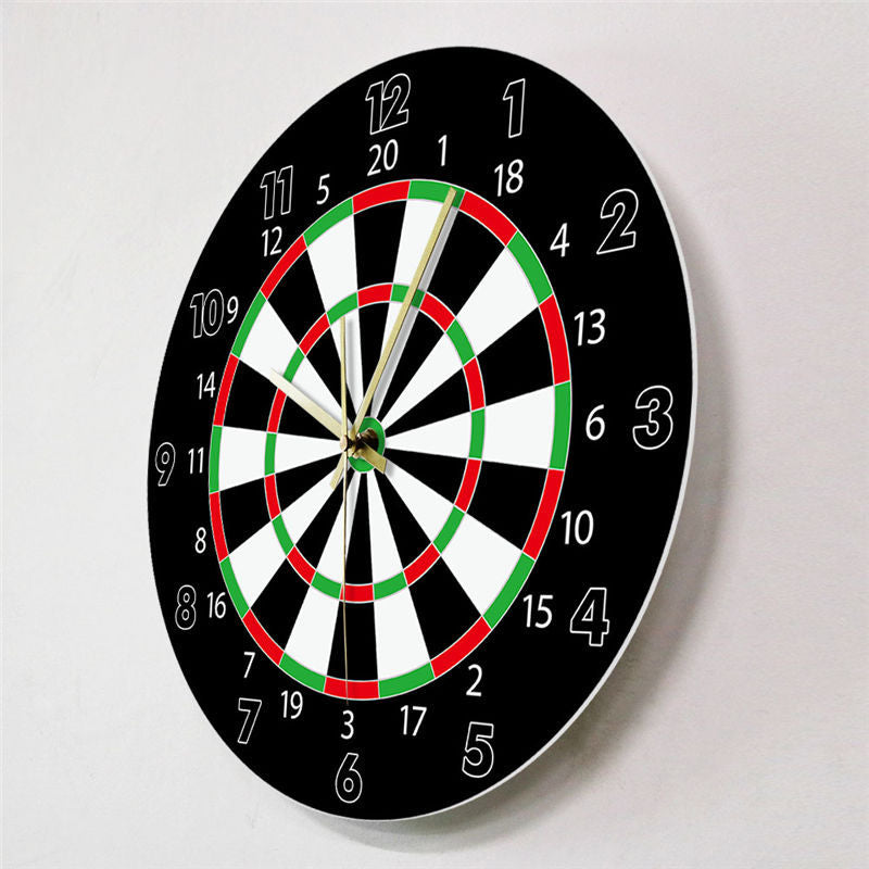 Darts Game Wall Art Fashion Wall Clock