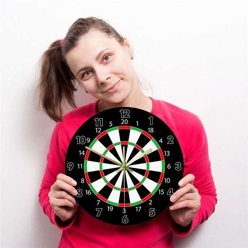 Darts Game Wall Art Fashion Wall Clock