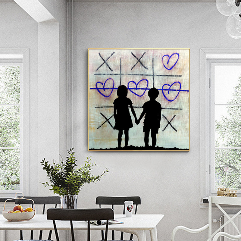 Canvas Painting Street Art Love Poster Wall Art Decoration Painting Living Room Home Decoration