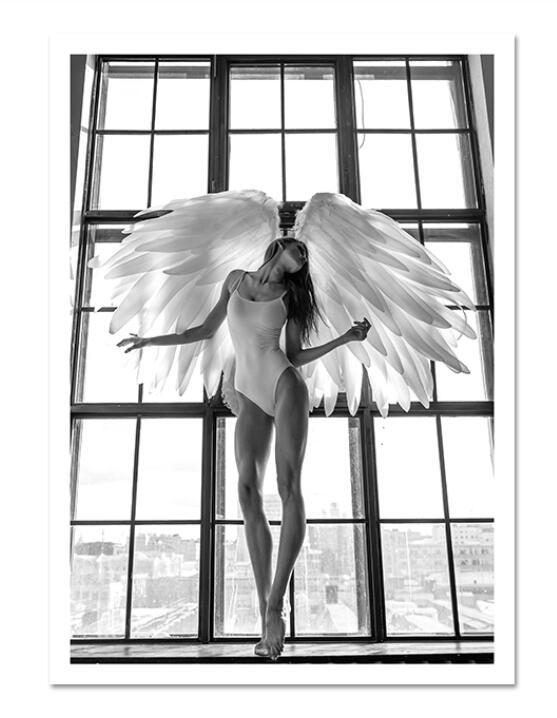 Angel Wing Canvas Poster Print Wall Art Canvas Painting