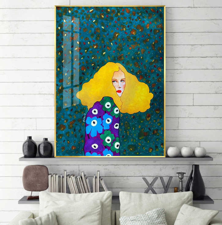 Nordic Modern Figure Colorful Canvas Poster Print