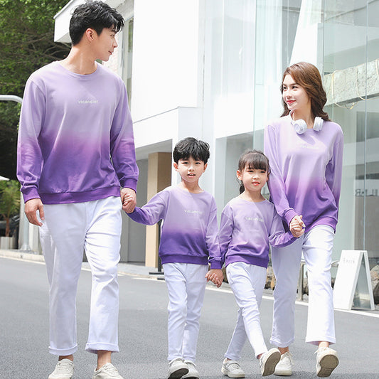 Family Photo Sweater Mother And Daughter Pants Autumn And Winter