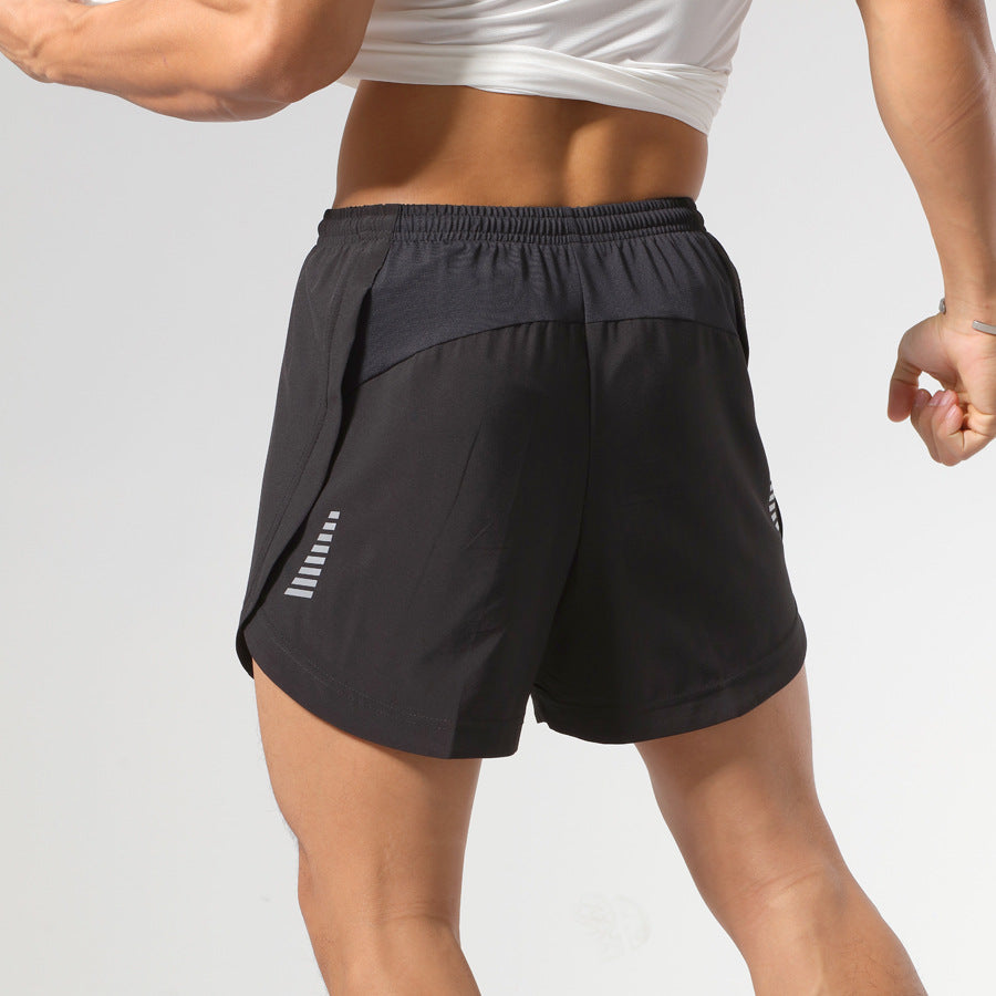 Men's Sports Quick-drying Breathable Double-layer Running Shorts