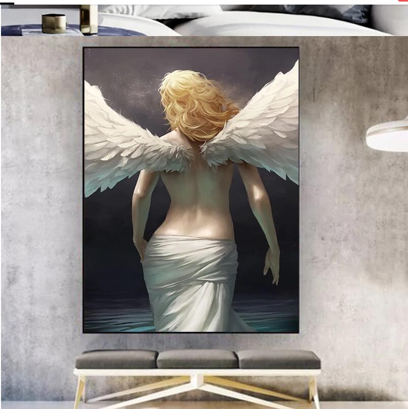 Angel Canvas Poster Home Decoration Frameless Painting