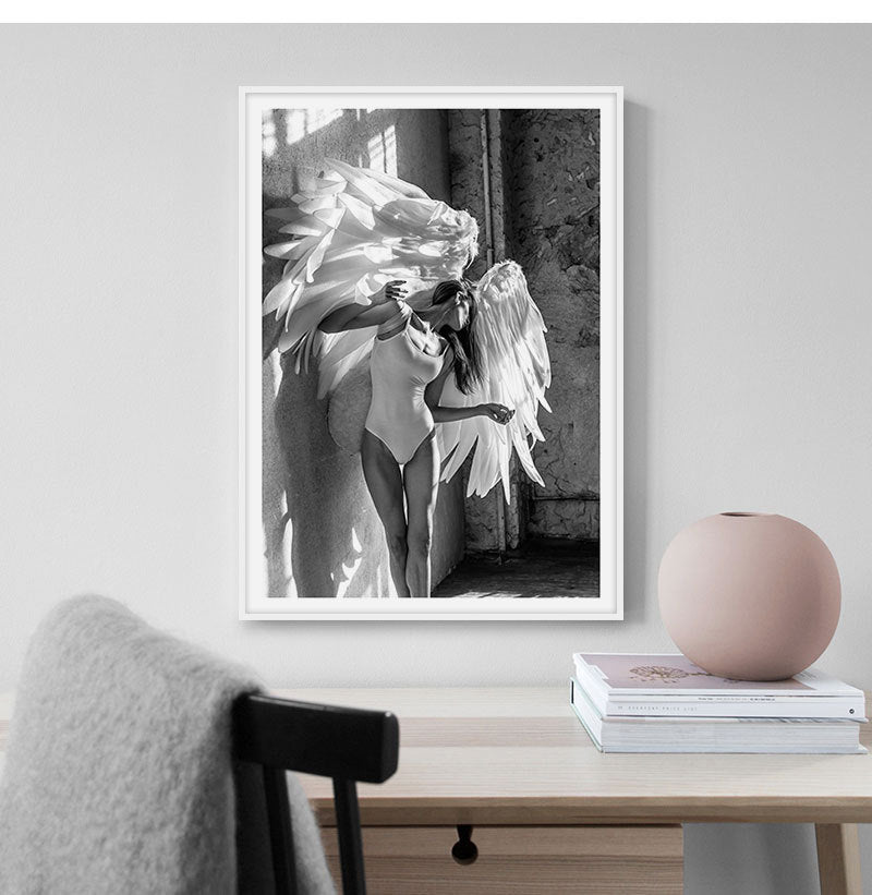 Angel Wing Canvas Poster Print Wall Art Canvas Painting