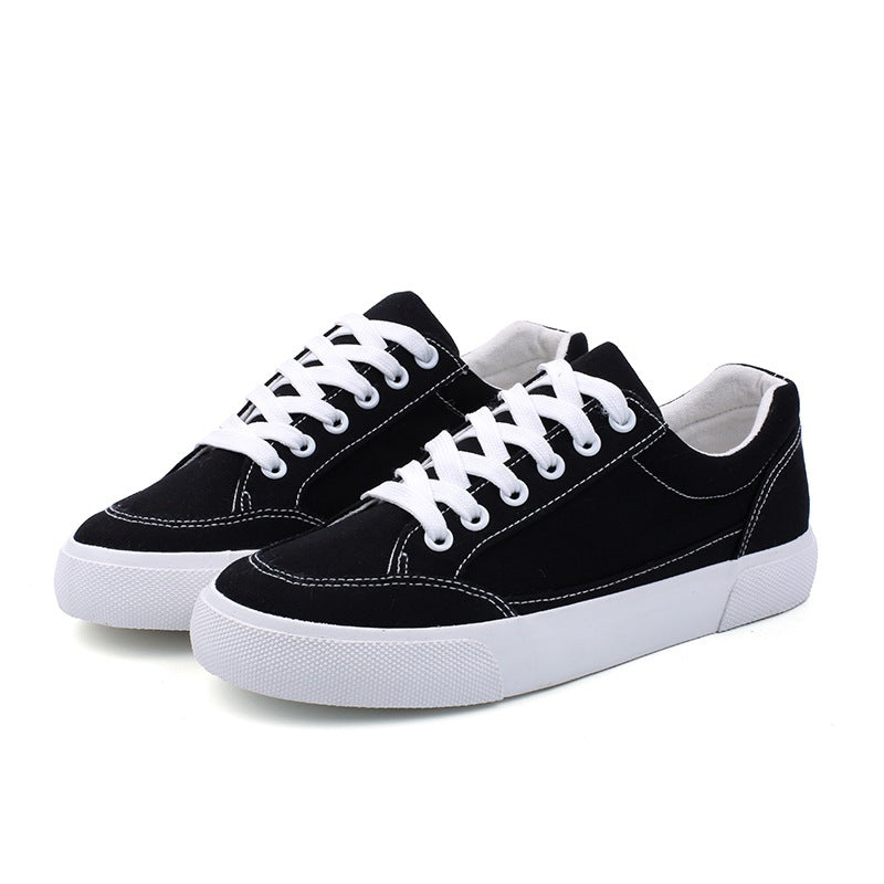 White shoes low shoes casual shoes help female Korean female students all-match cloth shoes