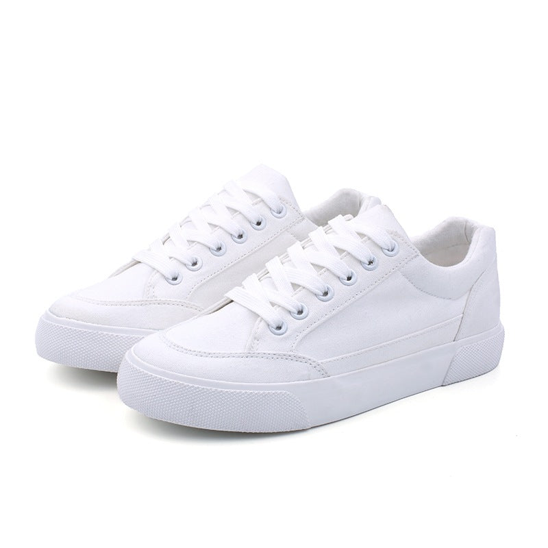 White shoes low shoes casual shoes help female Korean female students all-match cloth shoes