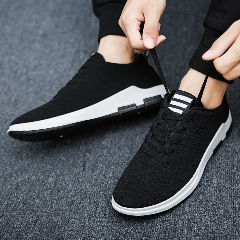 Lace-up Breathable Shoes, Light Sports Casual Shoes, Canvas Shoes, Shoes