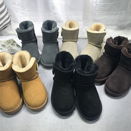 children leather boots female low warm baby shoes shoes Dichotomanthes end manufacturers selling one generation