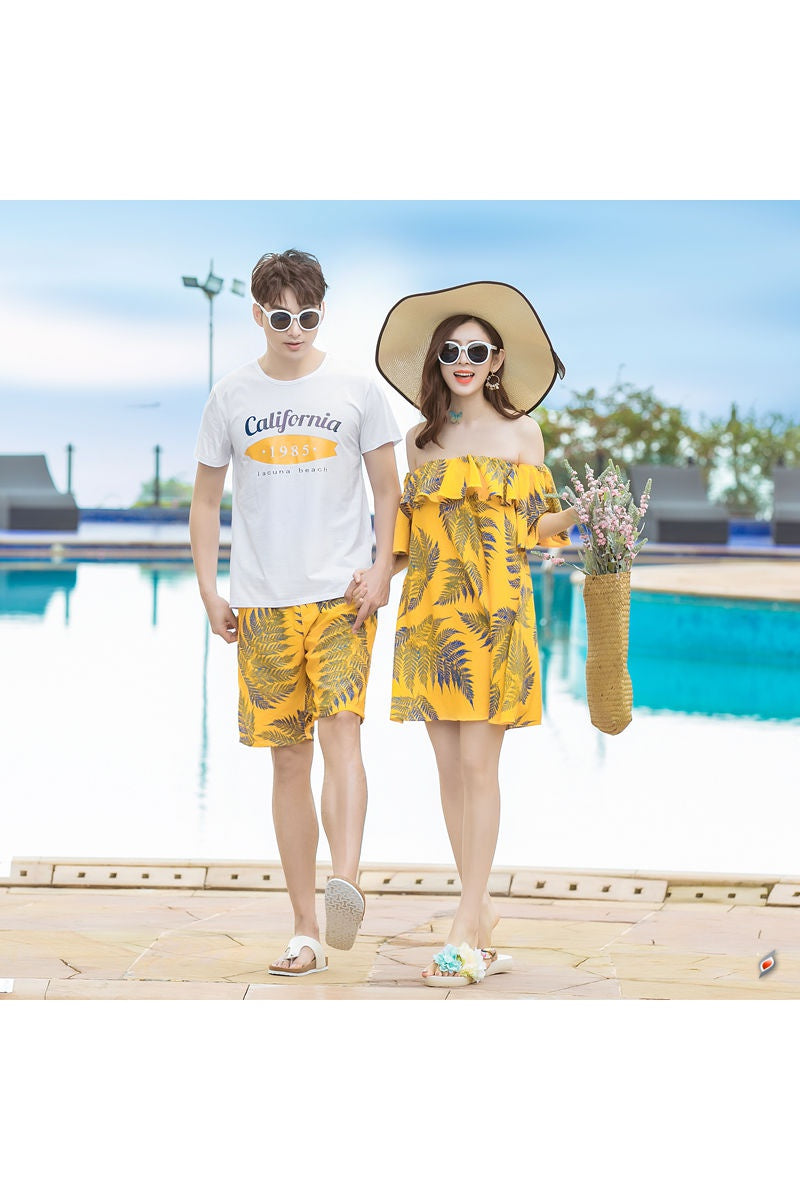 Seaside Couple Beach Suit Summer Honeymoon Vacation