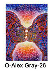 Abstract Psychedelic Alex Poster Canvas Painting