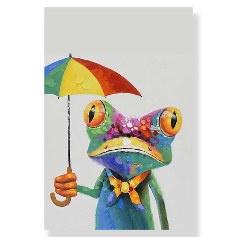 Frog Graffiti Art Abstract Animal Poster