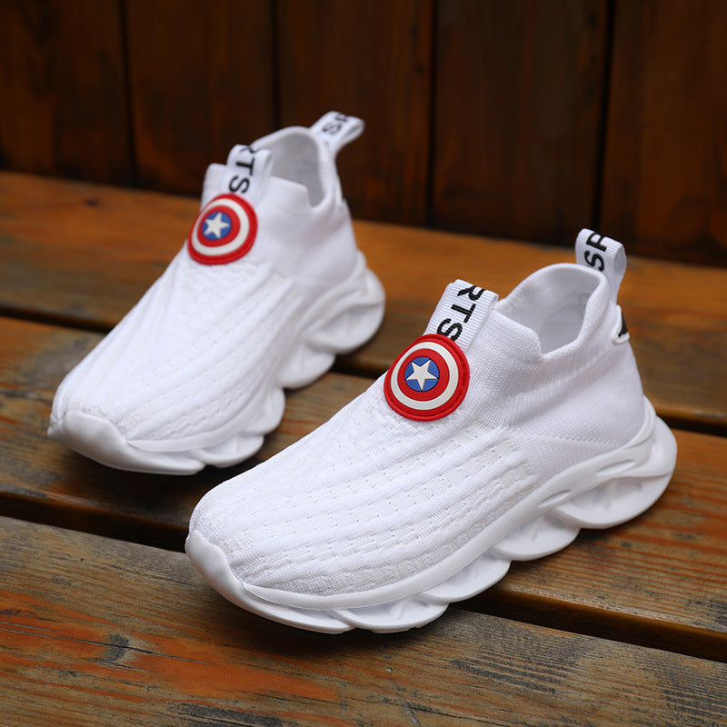 Men's Knitted Shoes Small White Shoes