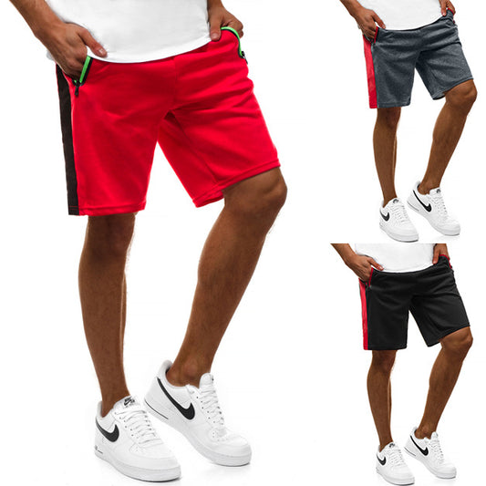 Men's Fashion Casual Plus Size Color Matching Shorts