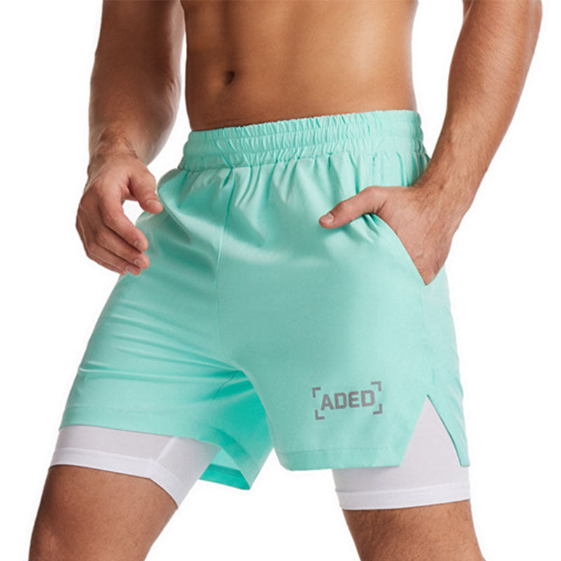 Quick-drying Woven Casual Crazy Muscle Sports Shorts