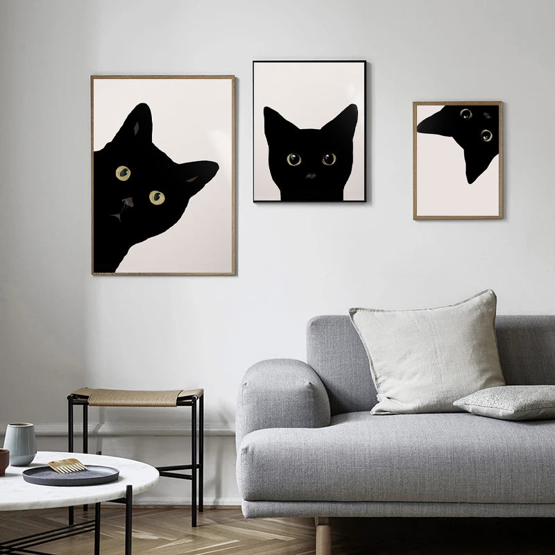 Cute Animal Poster Canvas Painting Art