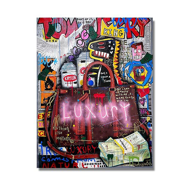 Graffiti Popular Oil Painting Abstract Street Poster