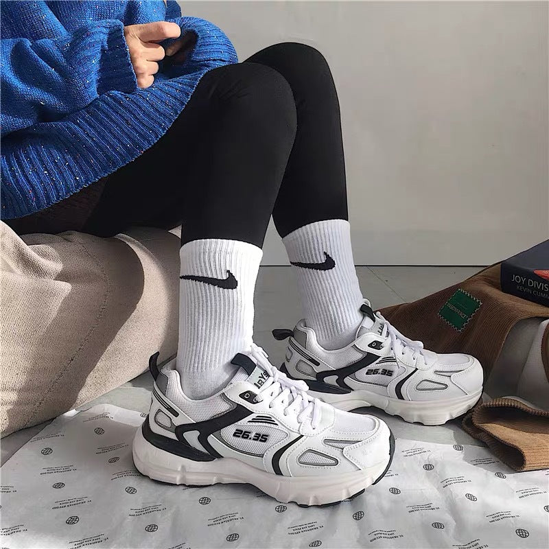 Street Shooting Wild Retro Sneakers Daily School Daddy Shoes White Shoes Female Trend