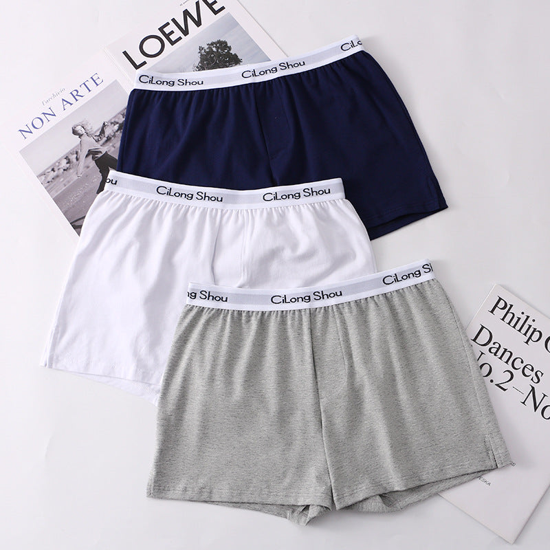 Men's Fashion Simple Pure Cotton Boxer Brief