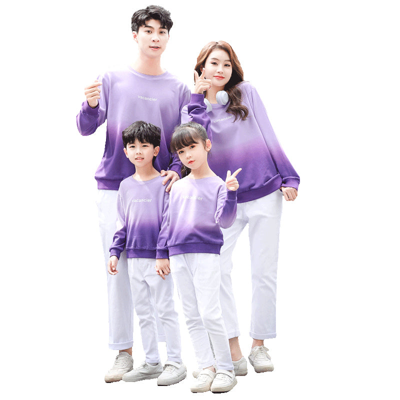 Family Photo Sweater Mother And Daughter Pants Autumn And Winter