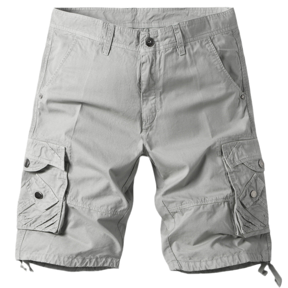 Men's Camouflage Loose Multi-pocket Workwear Shorts