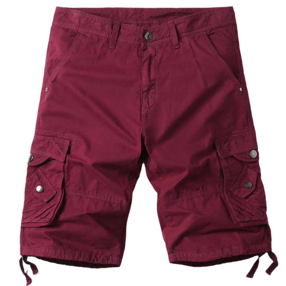 Men's Camouflage Loose Multi-pocket Workwear Shorts