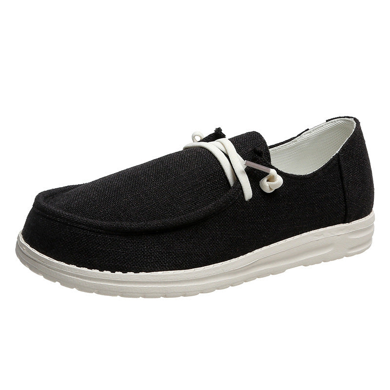 Female Round Toe Flat Bottom Comfortable Casual Shoes