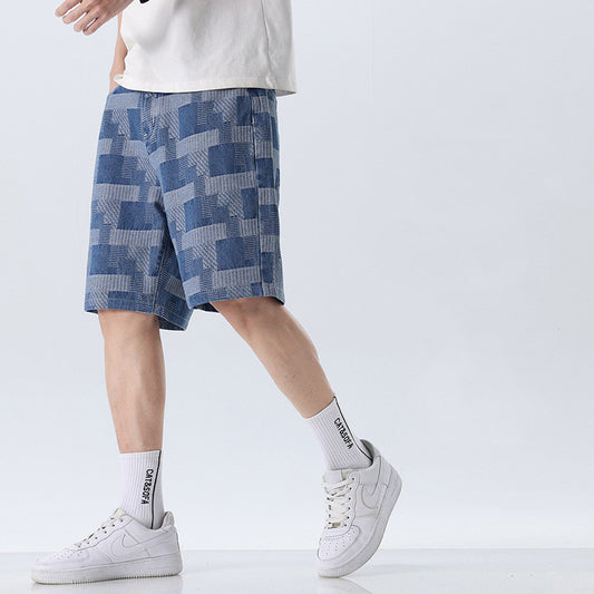 Loose Breathable Men's Fifth Shorts