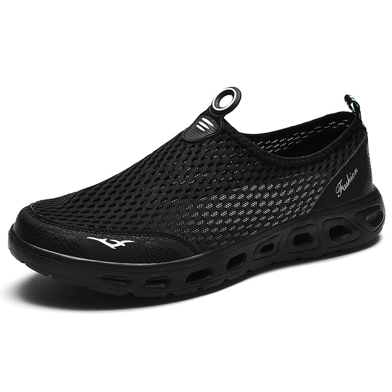 Trendy Mesh Men's Shoes Breathable Mesh Shoes Upstream Shoes Running Shoes