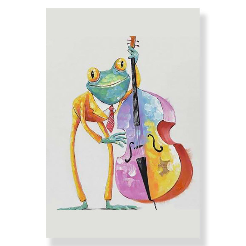 Frog Graffiti Art Abstract Animal Poster