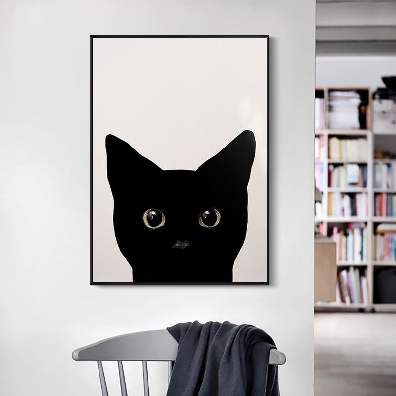 Cute Animal Poster Canvas Painting Art