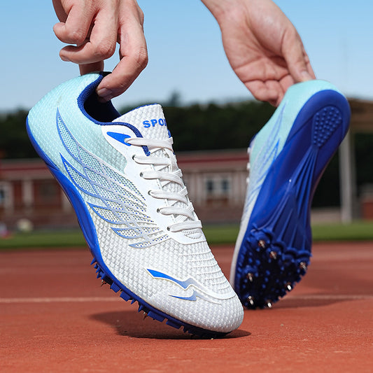 Male And Female Students Professional Competition Sports Track And Field Spiked Shoes