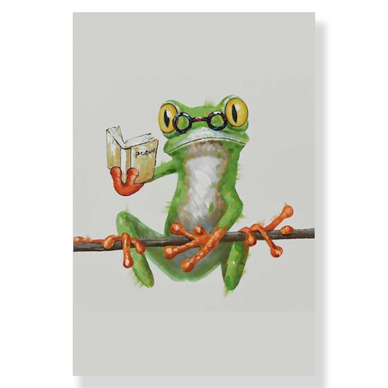 Frog Graffiti Art Abstract Animal Poster